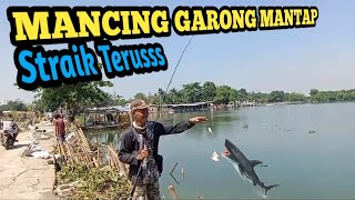 Mancing Garong di Danau Jangankan Mujair, Ikan Lele, Hiu dan Paus pun Bisa Kena Mancing Model Begini