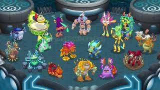 Wublin Island full song all Rare Wublins including Rare Dermit!  (My Singing Monsters)