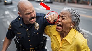 Racist Cop Punches Old BLACK Woman, Finds Out She's FBI...