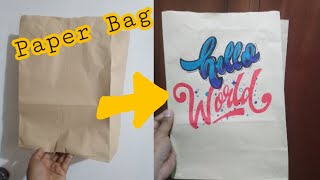 LETTERING ON PAPER BAG | LETTERING DESIGN #38 | THE LETTER DUDE | PAANO MAG LETTERING