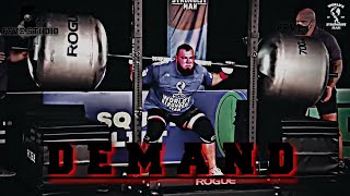 DEMAND /BRUTAL STRONGMAN AND POWERLIFTING MOTIVATION/ INSANE AND HARD LIFT IN WSM COMPETITION