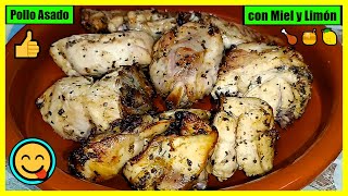 ✅ Pollo Asado con Miel y Limón 🍗🍯🍋 en Air Fryer 😋