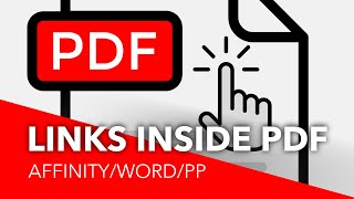 When you need links in your PDF files, follow these steps for Affinity Publisher,  Word, Powerpoint