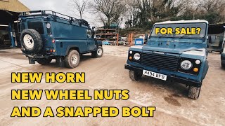 A New Horn for the Defender + A Snapped Bolt and Upgraded Wheel Nuts