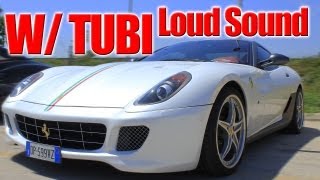 Ferrari 599 HGTE W/ Tubi Hard Revving - Loud Sound