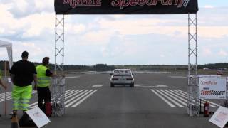 SpeedParty 2014 - 500whp.net BMW E28 M50 Turbo Standing Mile 294,6kmh