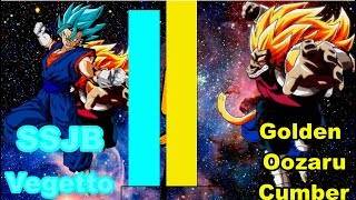 Dragon Ball DBS Vegetto VS Cumber Power Levels