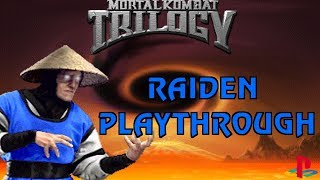 Mortal Kombat Trilogy: Raiden Playthrough (PlayStation 1) (1080p 60fps)