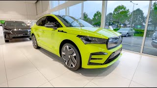 2024 Skoda Enyaq Coupe RS iV Visual Showroom Review ⚡ (Crystal Face)