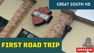 FIRST ROAD TRIP 2022: Riding to Great South HD; Did I fall?