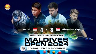 FULL MATCH Maldives Open 2024 Andri (INA) VS Aloysius (SGP)