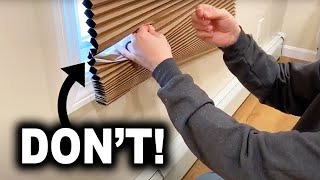 How to Cut Allen and Roth Cellular Shades to Length