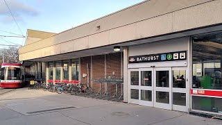 Bathurst Station Toronto. Canada walk through