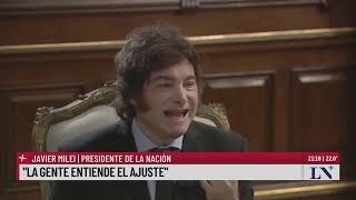 "Eché a 50000 ñoquis y eliminé 200000 planes sociales" Magistral el Presidente Milei- 14/02/24