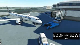 [MSFS] Air Dolomiti EMB195 | Frankfurt (EDDF) ⇢ Innsbruck (LOWI) [FS2020]