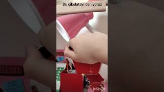 yılbaşı çikolatası açıyoruz