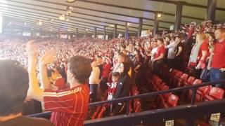 Aberdeen players after the final whistle - Scottish Cup Final 2017