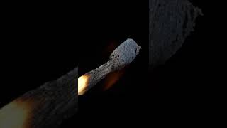 Closer view to ordinary things | Burning matchstick