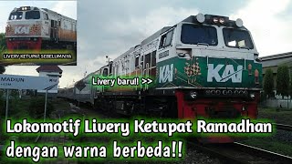 Liverynya Dirubah??? Hunting Lokomotif Livery Ketupat Ramadhan versi baru!!!