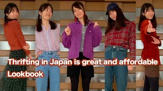 I thrifted a basic wardrobe in Japan - LOOKBOOK