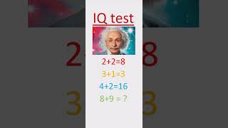 high IQ test 🧐 only for genius 🤔✅