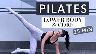 25 MIN PILATES | Lower Body & Core | Intermediate (At-Home Workout)