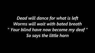 Marilyn Manson - Little Horn (Lyrics)