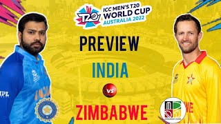 LIVE : IND vs ZIM | Weather Forecast | Pitch Report | Playing XI | Dream11 Team | Prediction |