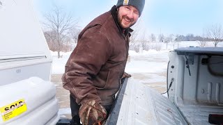 Icy roads, single digits & no idea what I'm doing...what could go wrong??? (Picking up our Camper)