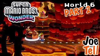 Let's play Super Mario Bros. Wonder World 6 - Deep Magma Bog - Part 2