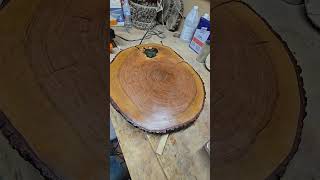 Giant cherry cookie end table! #pentacryl #preservationsolutions.com