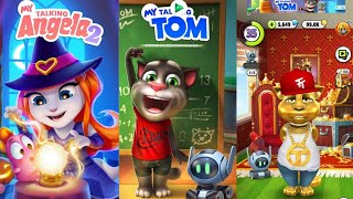 my Talking Tom _2 and _ my Tom 2 __ Angel 2 😇😇_🙀😯___ my Tom pranab __funny 🤣🤣😇🌶️🌶️