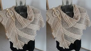 CHAL DE MUJER A CROCHET O GANCHILLO