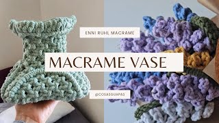 DIY|MACRAME VASE 🥰🍃