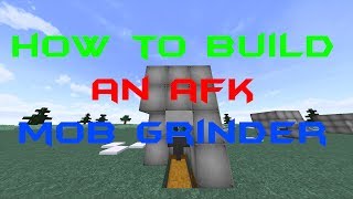 [Minecraft Tutorial] How to Build a Compact AFK Mob Grinder