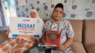 Waqaf Alqur'an untuk Muallaf Suku Laut di Batam