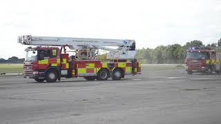 Nottinghamshire Fire & Rescue ALP & pump responding