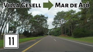 Coastal Drive: Villa Gesell to Mar de Ajó Dashcam Journey