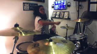 Iman's League - Piece of Mind (Drum Cover By Puteri)