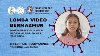 18 - LOMBA MAZMUR MINGGU BIASA XXIII/B - FEBRIYANTI SURYANINGSIH - PAROKI STELLA MARIS SIANTAN