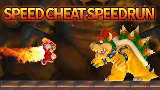 [TAS] New Super Mario Bros Wii "Speed Cheat + Fast Scroll" in 19:42.53