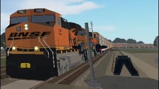 BNSF 7802 Leading Autorack K5LLA Tren mas Poderoso de Roblox