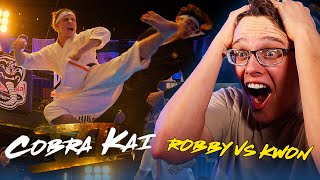 ROBBY VS KWON! | COBRA KAI SEASON 6 PART 2 REACTION!