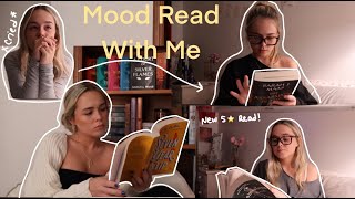 Getting Through My Physical TBR | mood reading | reading vlog |