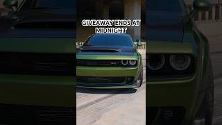 Last Chance Alert!🚨 The Speed Society Dodge Demon + $20K + Demon Crate giveaway ends at midnight.