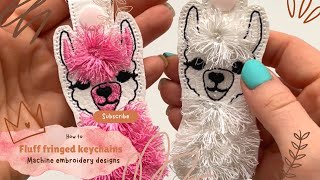 Cutting, Fluffing and Making of NEW Llama Keyfobs 🤩