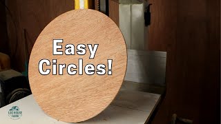 How To Cut A Perfect Circle On A Bandsaw