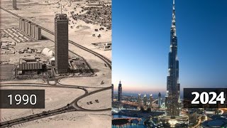 The Amazing Transformation of Dubai 1990 to 2024