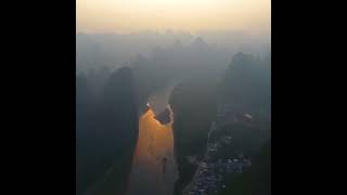 Lijiang River in Guilin, southern China, returns to its original glory thanks to anti-pollution