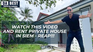 SIEM REAP HOME TOUR 1064 - For Rent in Siem Reap - DaBest Properties Cambodia #cambodiarealestate